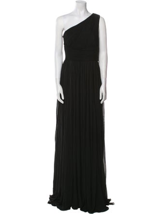 Michael Kors Collection One-Shoulder Long Dress