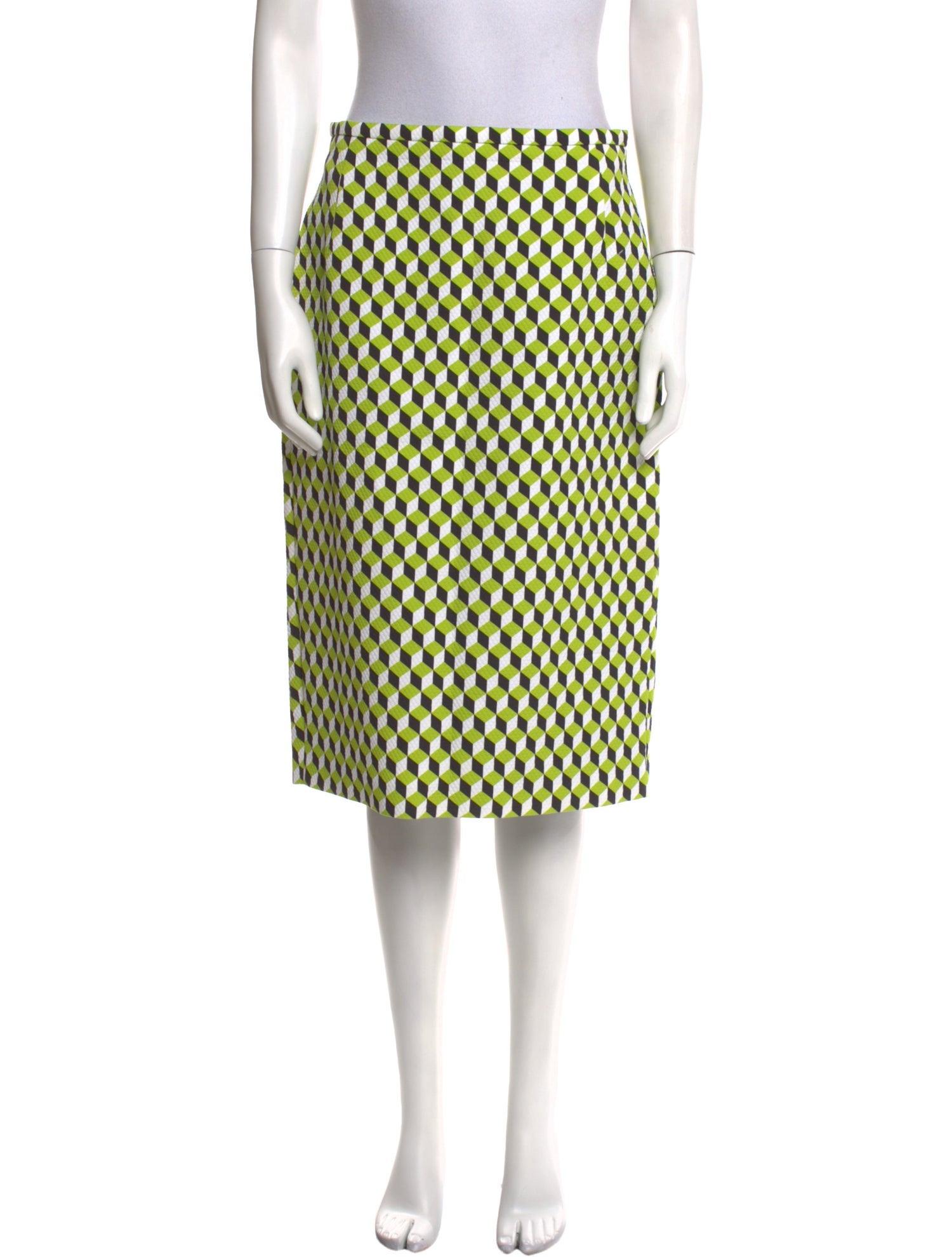 Michael Kors Collection Printed Knee-Length Skirt