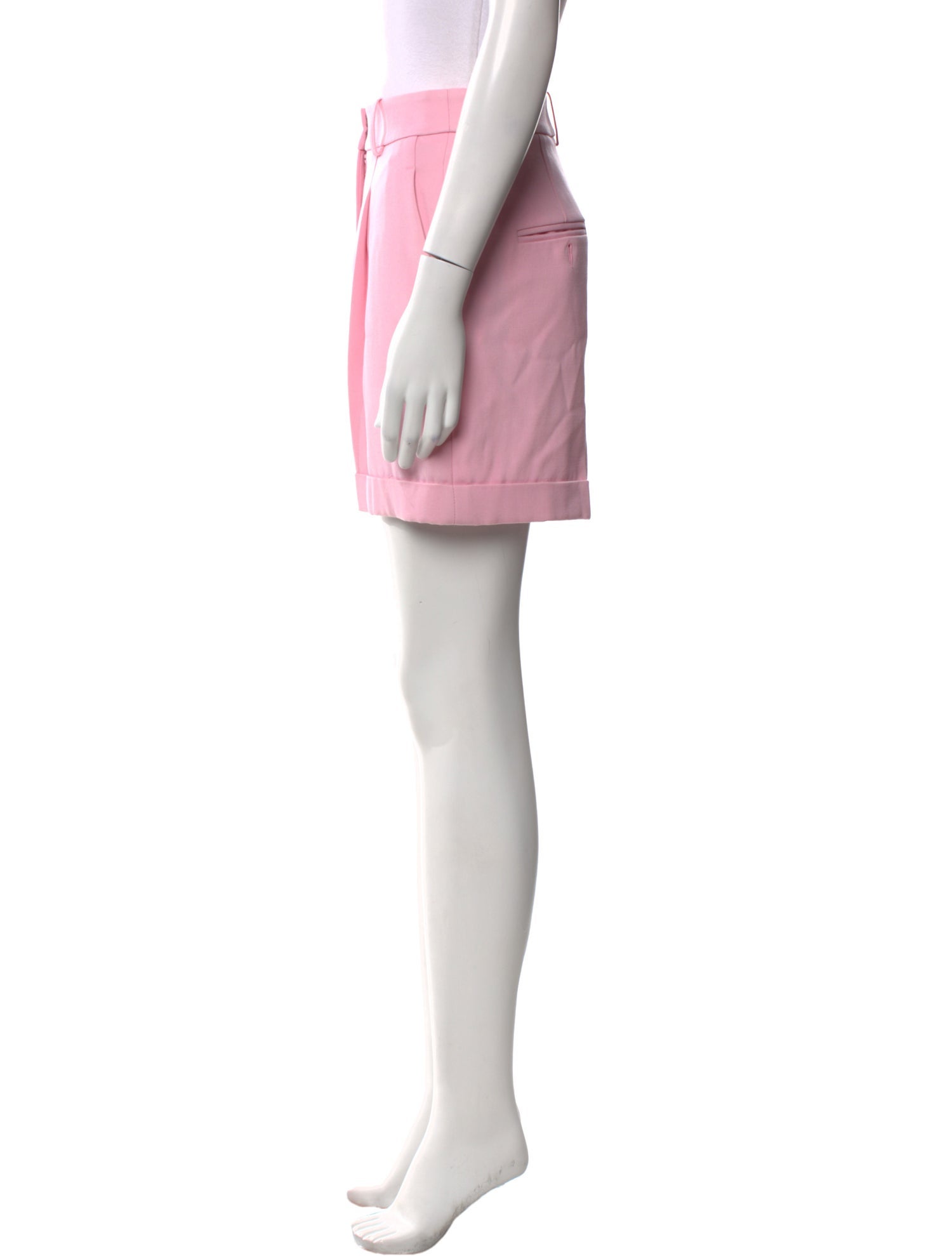 Michael Kors Collection Virgin Wool Mini Shorts