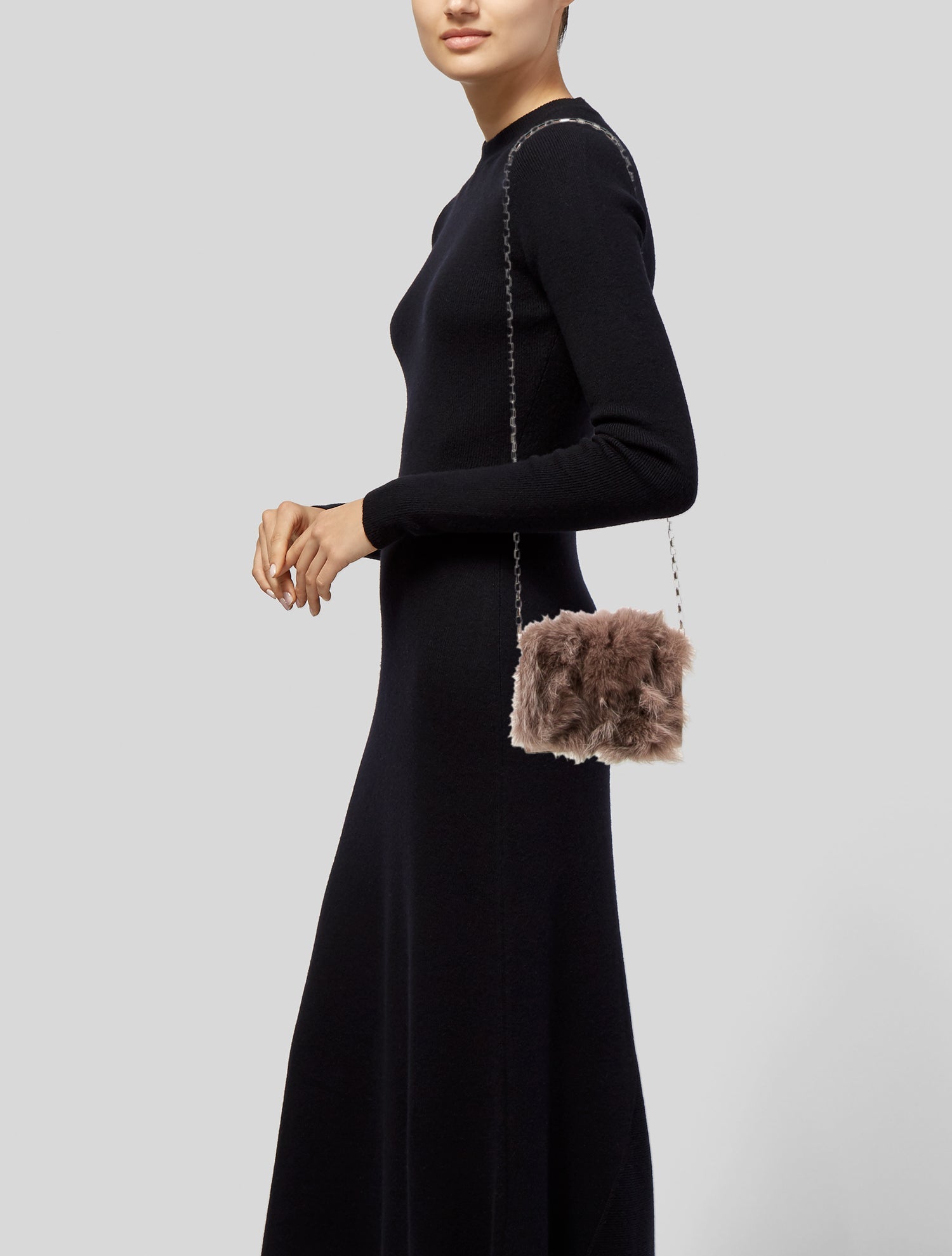 Michael Kors Collection Leather Evening Bag