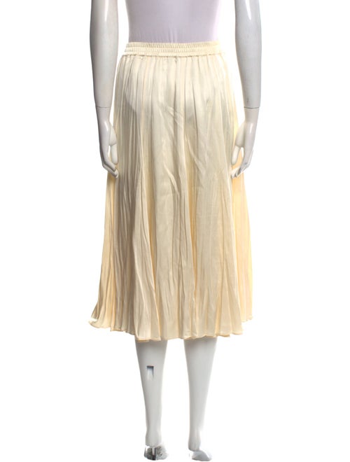 Michael Kors Collection Pleated Accents Midi Length Skirt