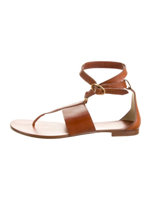 Michael Kors Collection Leather Gladiator Sandals