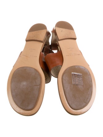 Michael Kors Collection Leather Gladiator Sandals