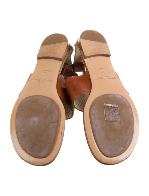 Michael Kors Collection Leather Gladiator Sandals