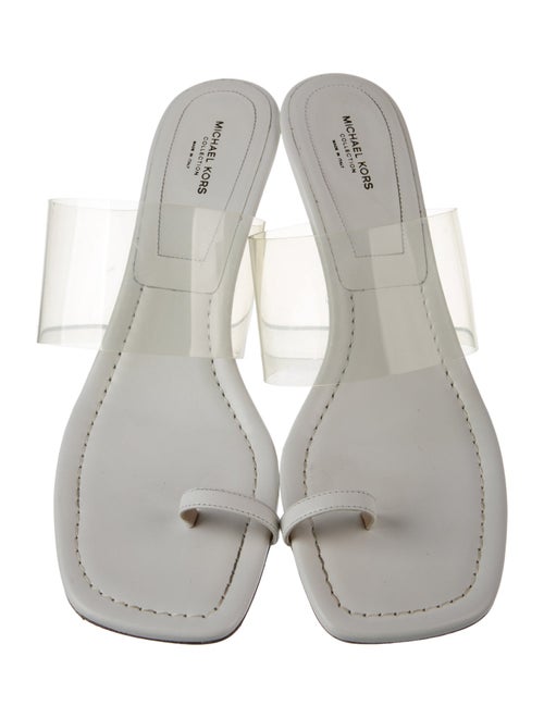 Michael Kors Collection Leather Slides