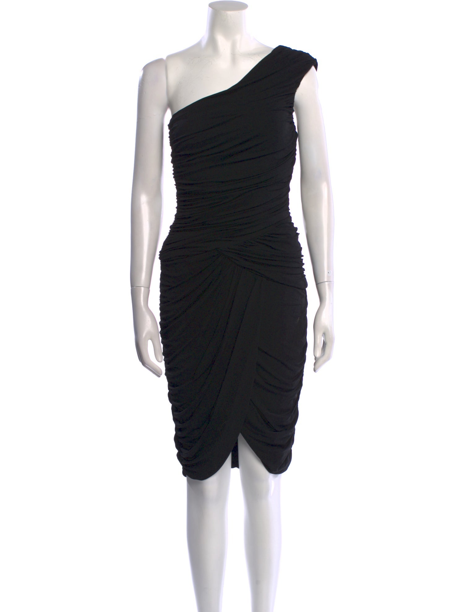 Michael Kors Collection One-Shoulder Knee-Length Dress