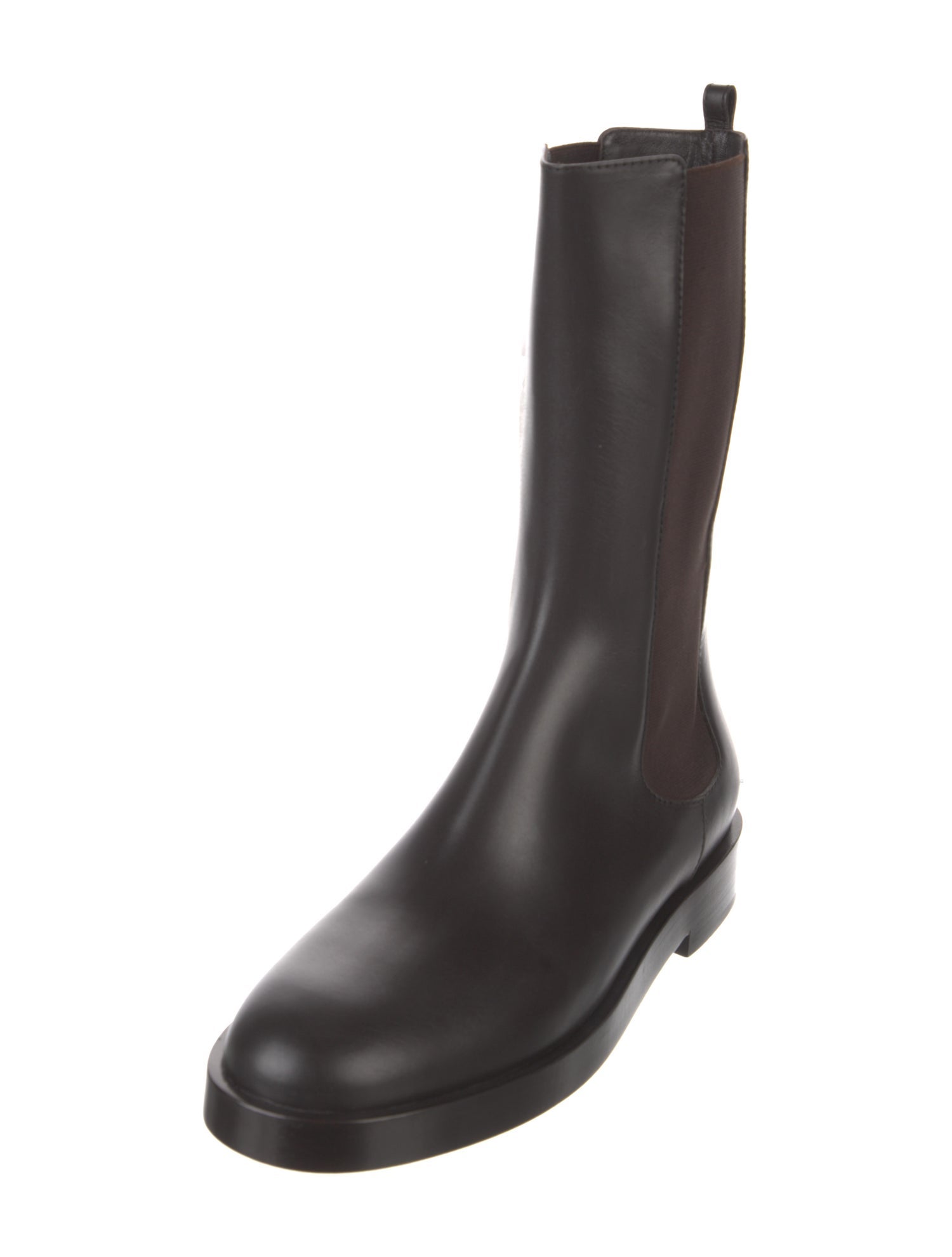 Michael Kors Collection Leather Chelsea Boots