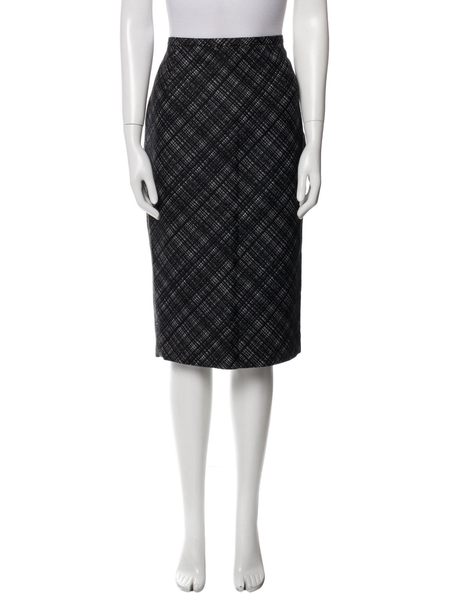 Michael Kors Collection Virgin Wool Knee-Length Skirt