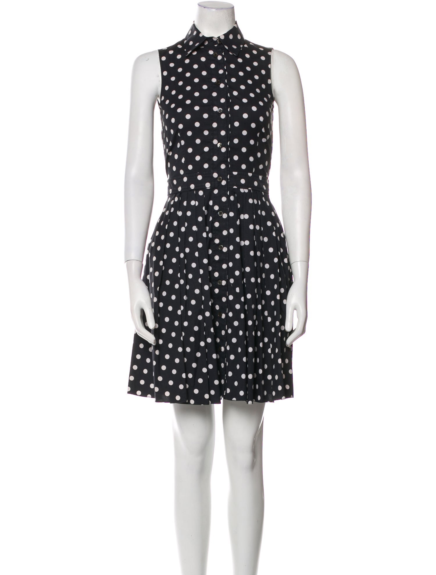 Michael Kors Collection Polka Dot Print Mini Dress