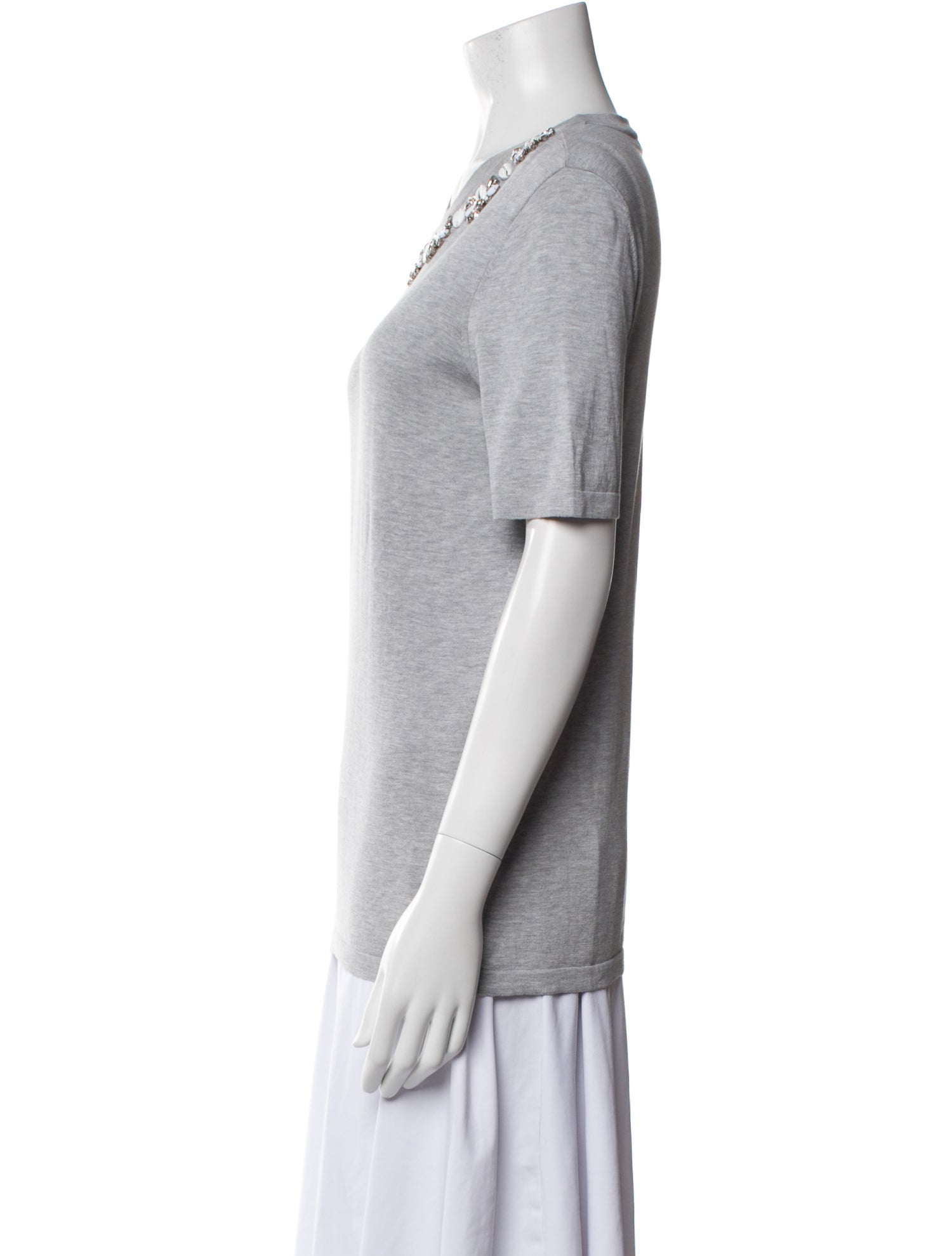 Michael Kors Collection Crew Neck Short Sleeve T-Shirt