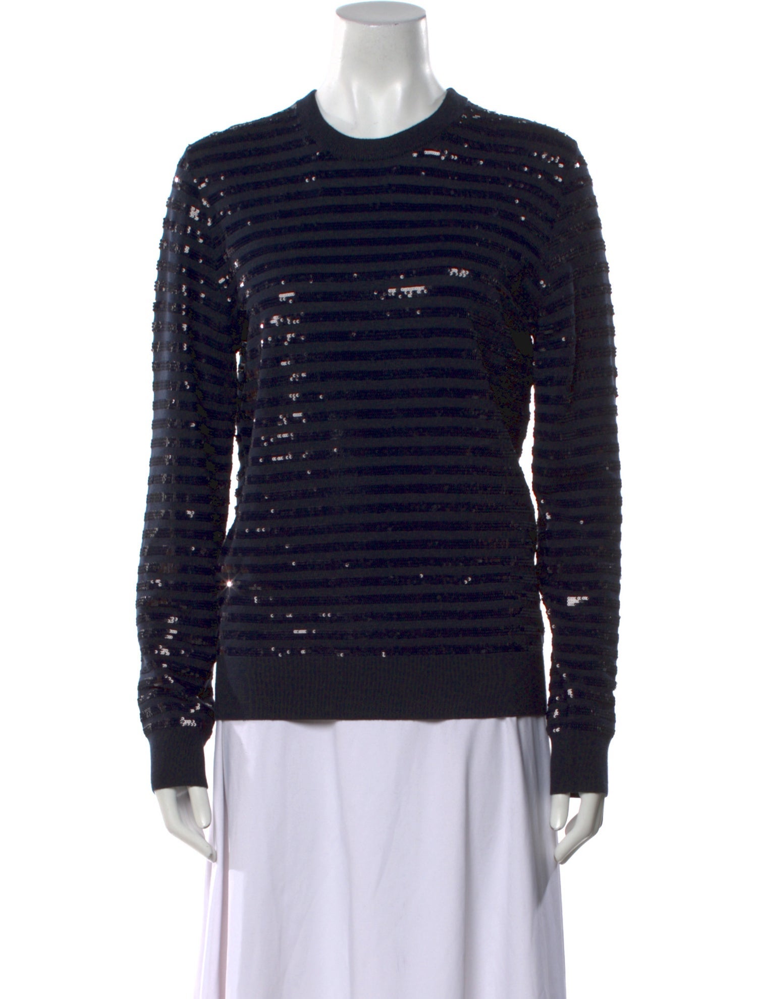 Michael Kors Collection Merino Wool Crew Neck Sweater