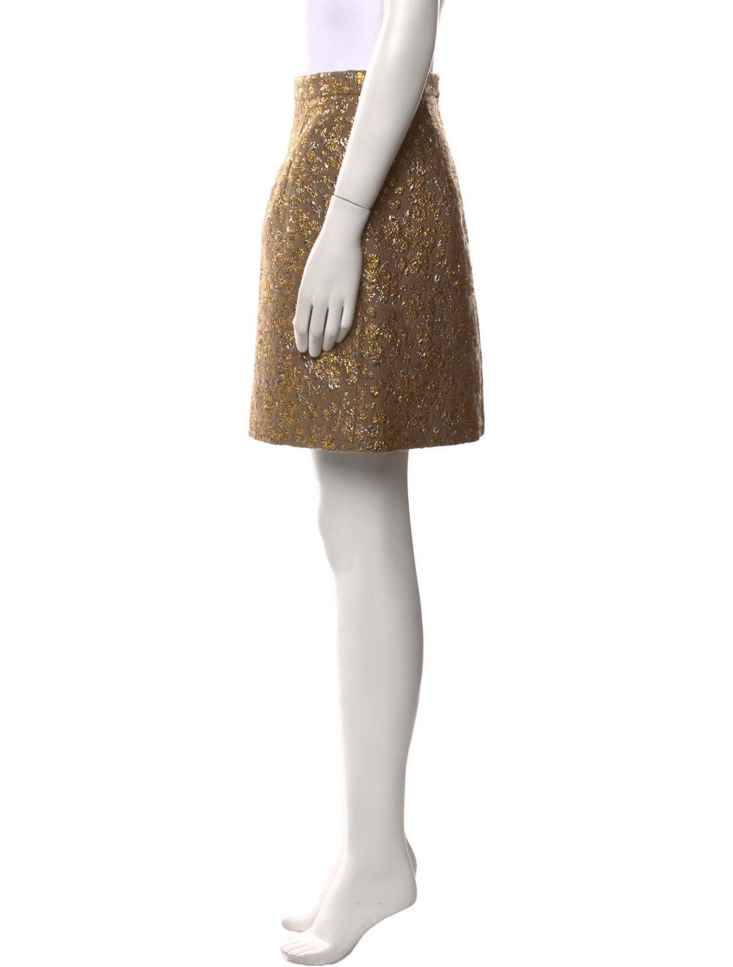 Michael Kors Collection Wool Mini Skirt