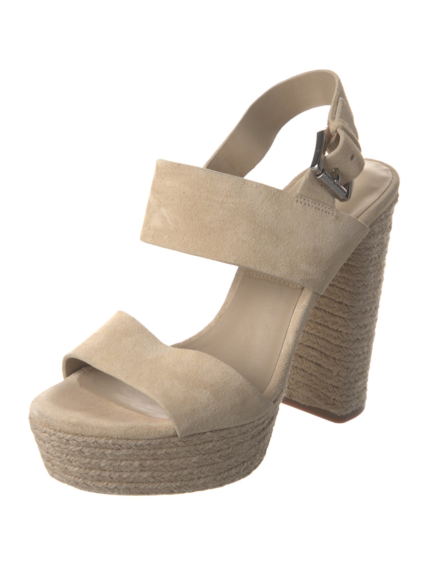 Michael Kors Collection Suede Slingback Sandals