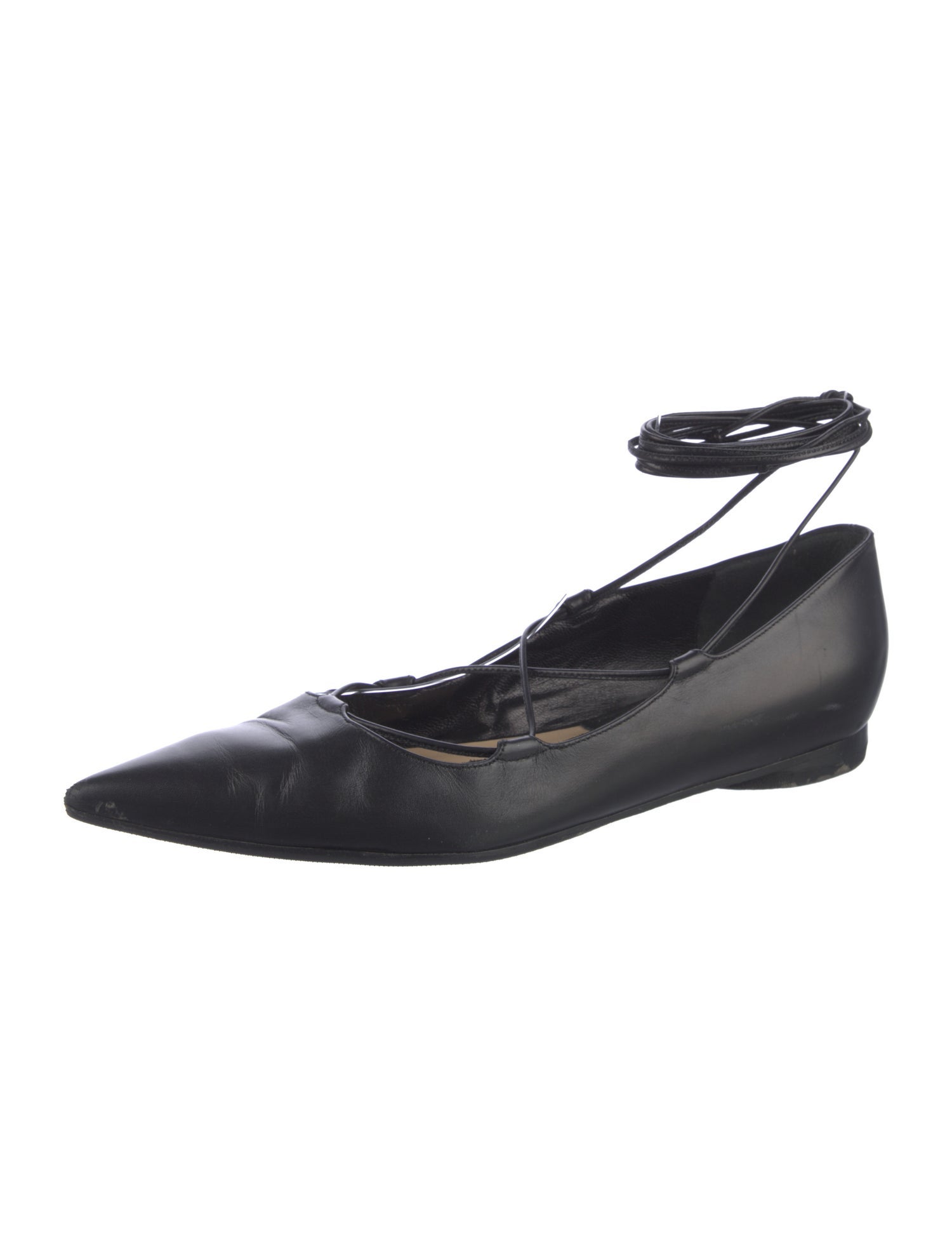 Michael Kors Collection Leather Ballet Flats