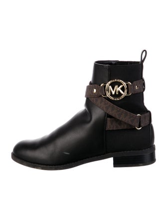Michael Michael Kors Leather Combat Boots