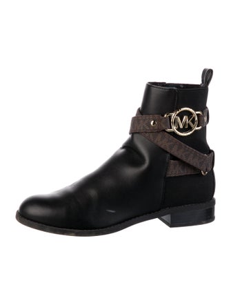 Michael Michael Kors Leather Combat Boots