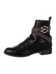 Michael Michael Kors Leather Combat Boots