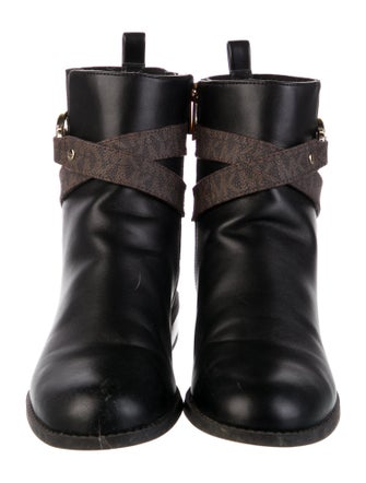 Michael Michael Kors Leather Combat Boots