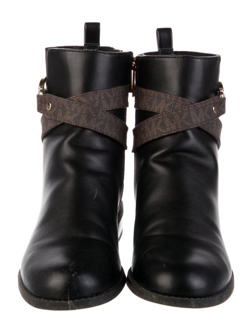 Michael Michael Kors Leather Combat Boots