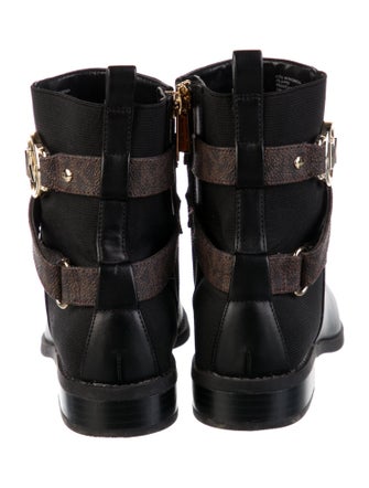 Michael Michael Kors Leather Combat Boots