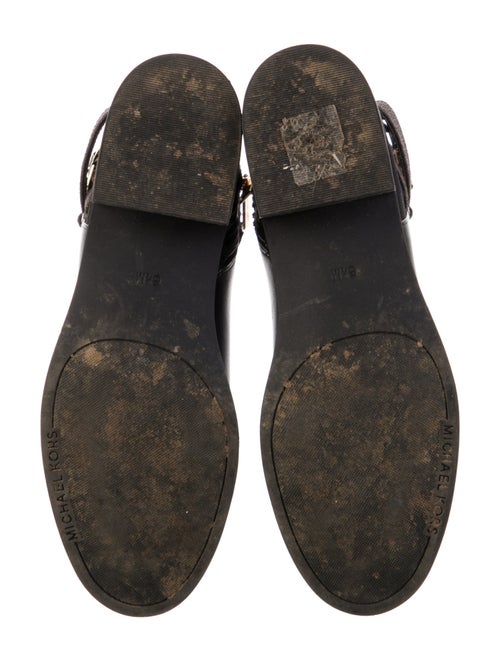 Michael Michael Kors Leather Combat Boots