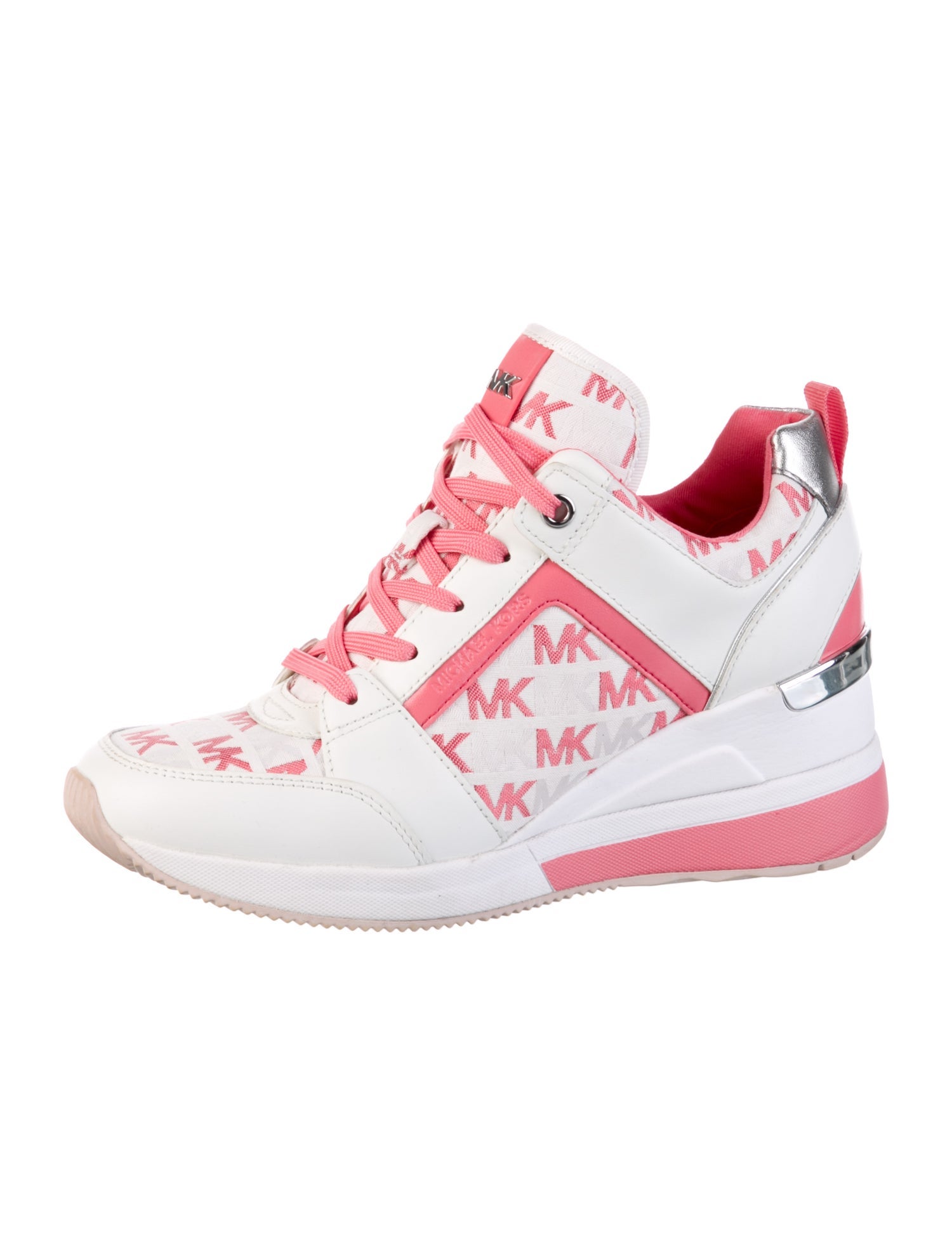 Michael Kors Collection Leather Printed Sneakers