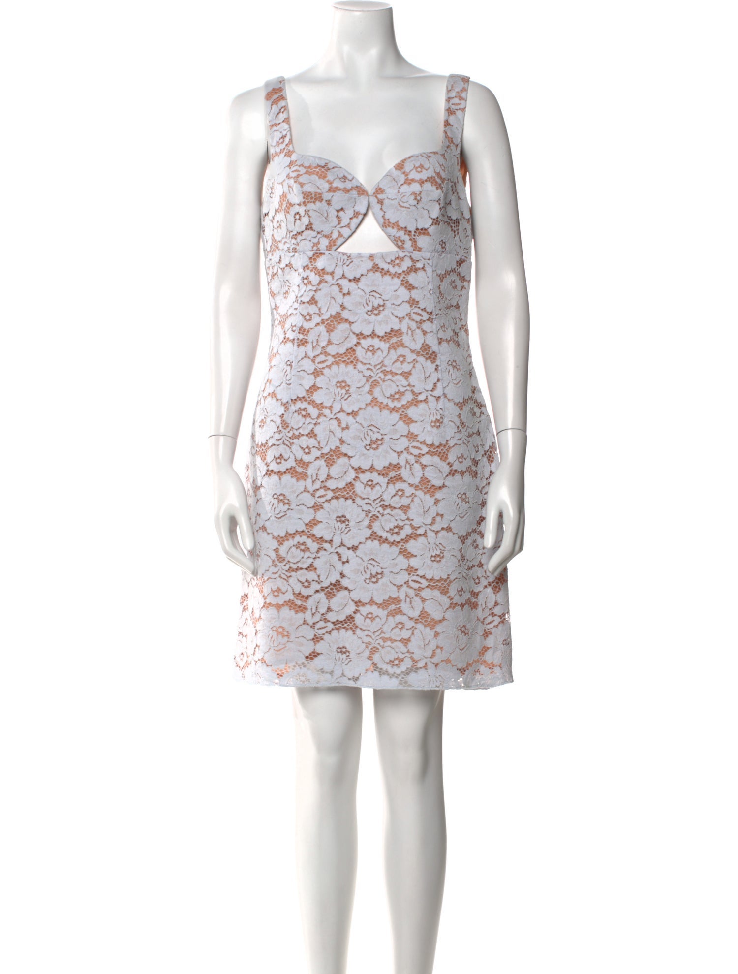 Michael Kors Collection Lace Pattern Mini Dress