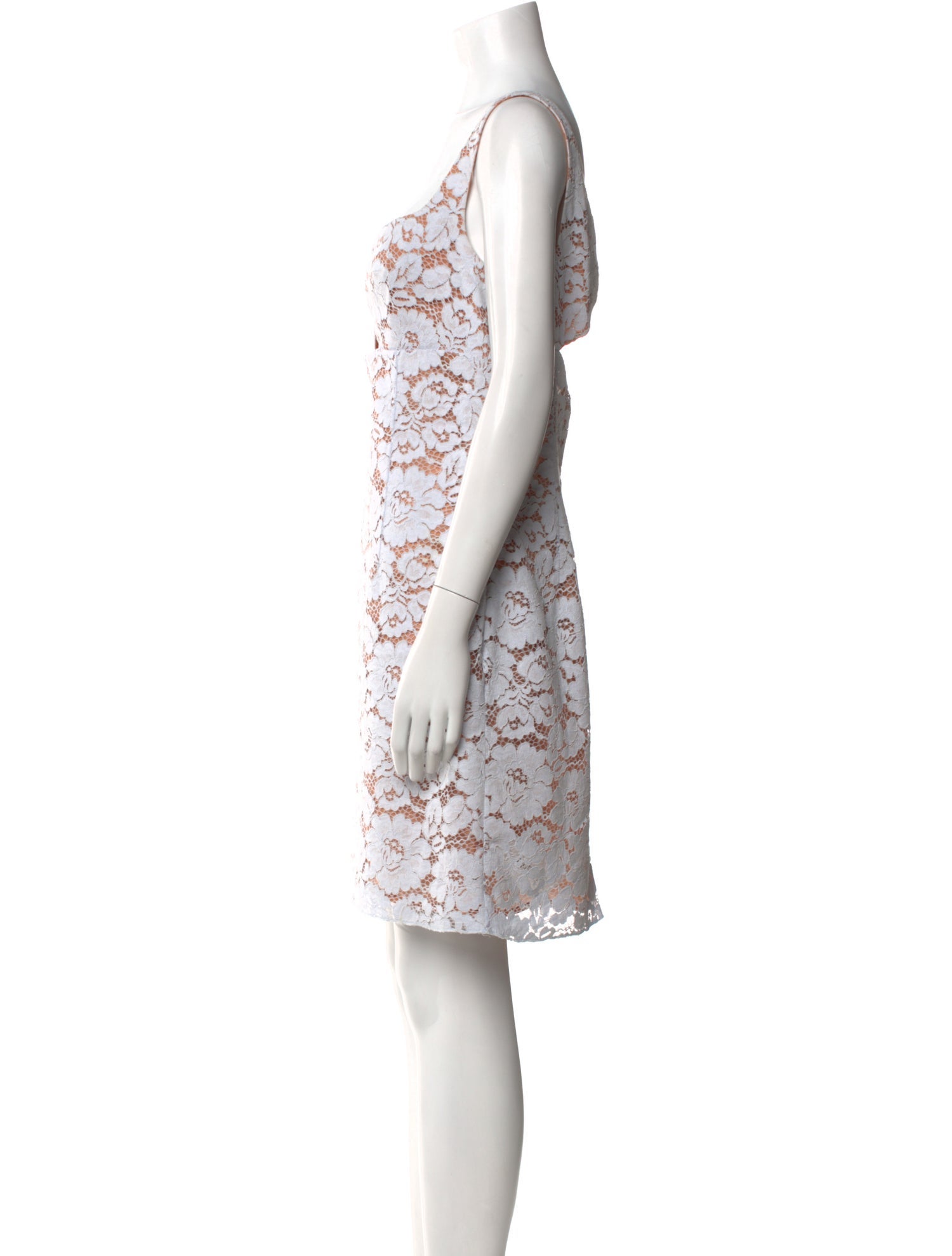 Michael Kors Collection Lace Pattern Mini Dress