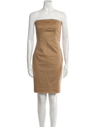 Michael Kors Collection Strapless Mini Dress