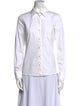 Michael Kors Collection Long Sleeve Button-Up Top