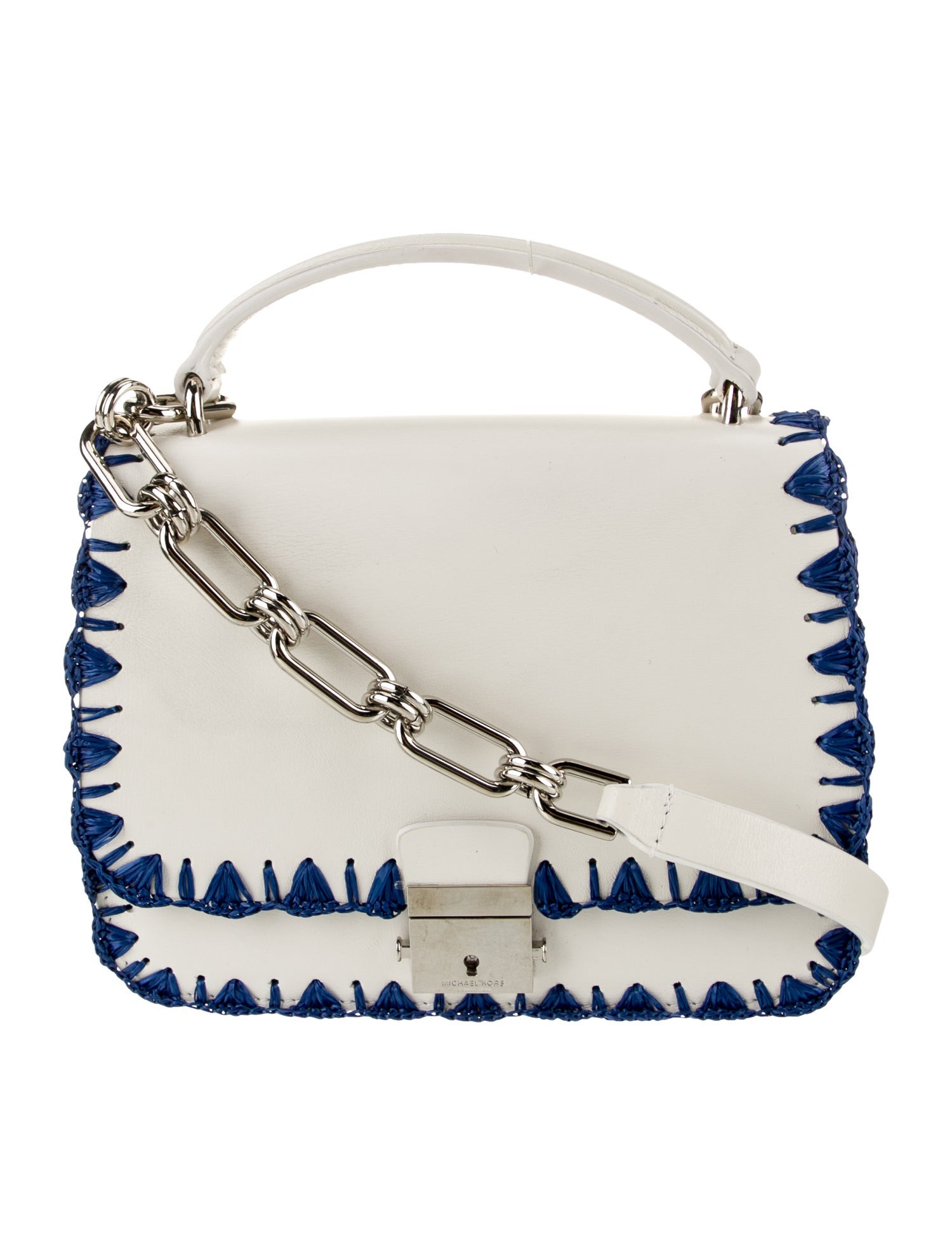 Michael Kors Collection Leather Top Handle Bag