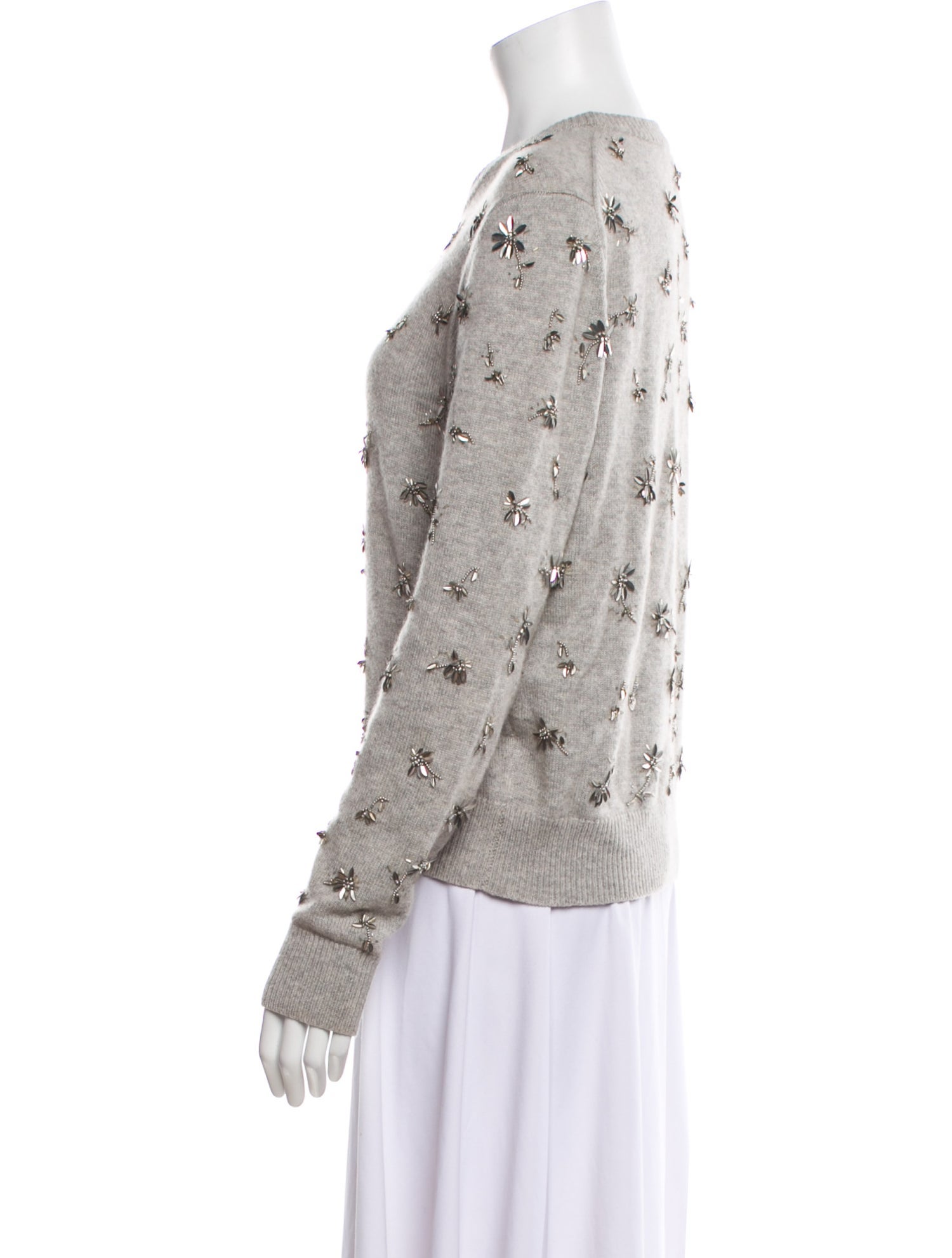 Michael Kors Collection Cashmere Patterned Sweater