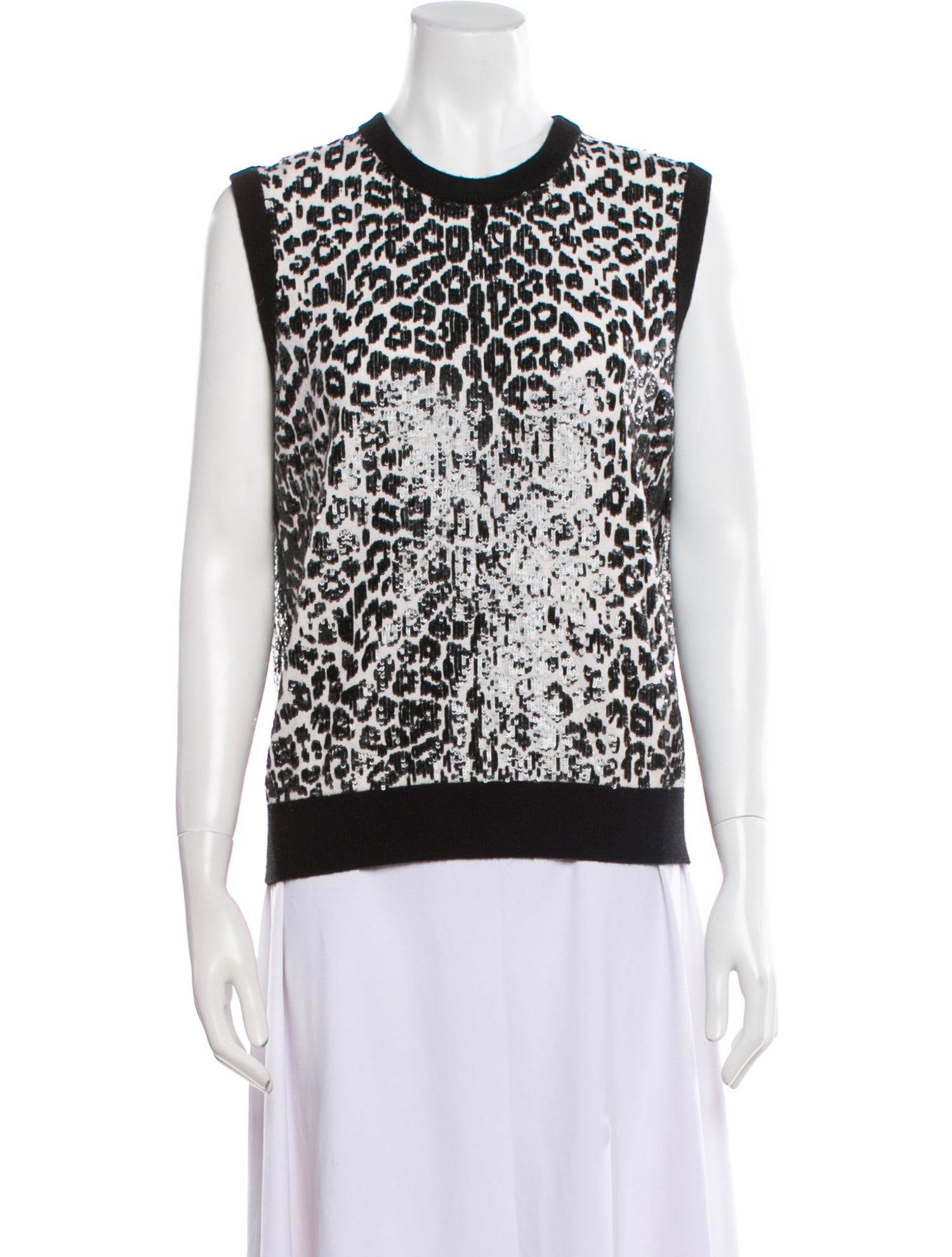 Michael Kors Collection Cashmere Crew Neck Top