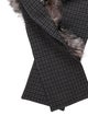 Michael Kors Collection Virgin Wool Houndstooth Print Scarf