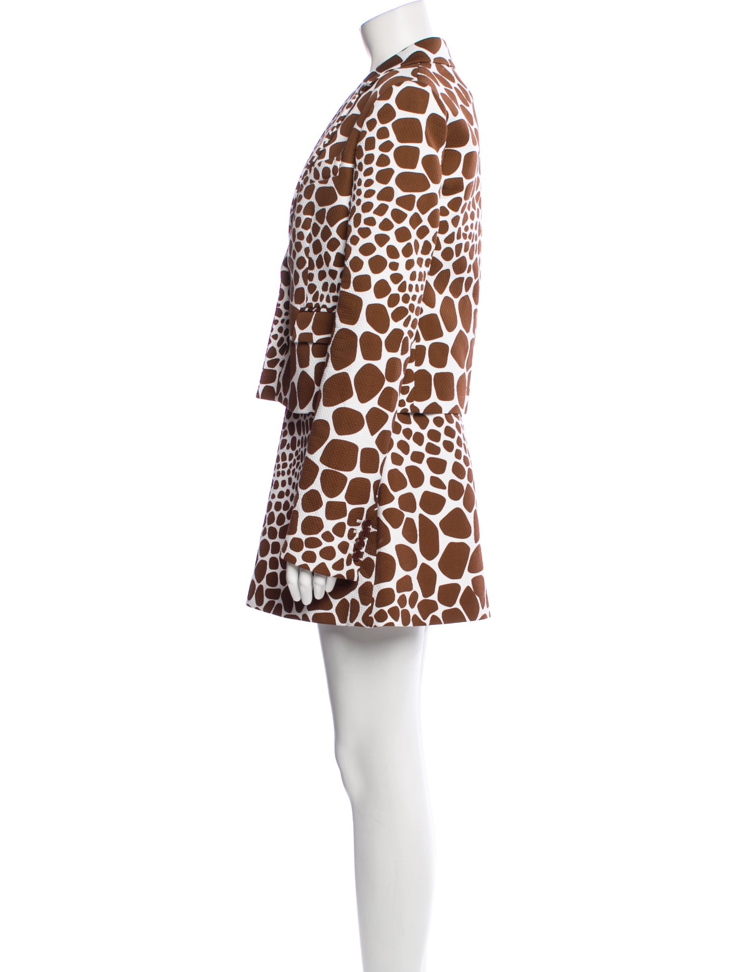 Michael Kors Collection Animal Print Dress Set