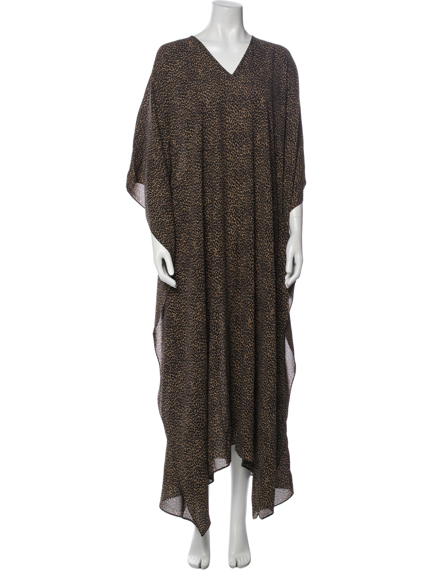 Michael Kors Collection Silk Animal Print Sweater