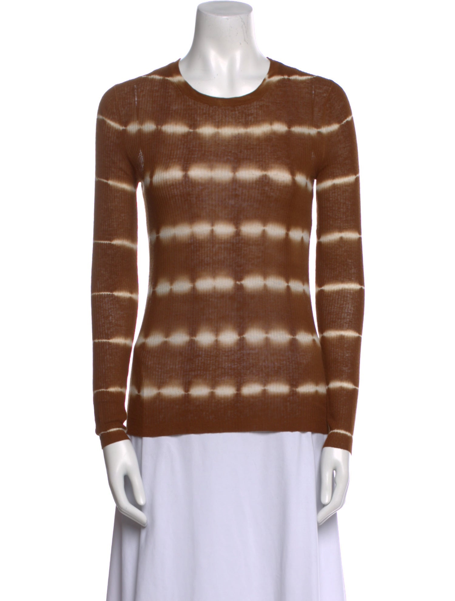 Michael Kors Collection Tie-Dye Print Crew Neck Top w/ Tags