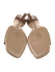Michael Kors Collection Embossed Leather Slides