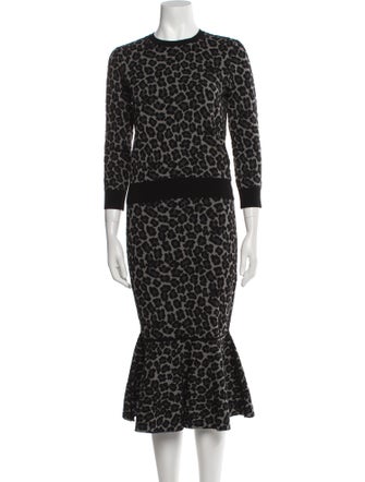 Michael Kors Collection Printed Skirt Set