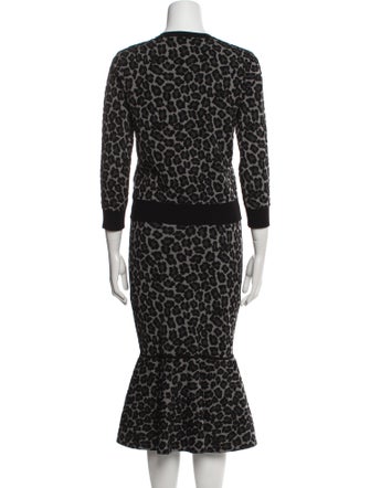 Michael Kors Collection Printed Skirt Set