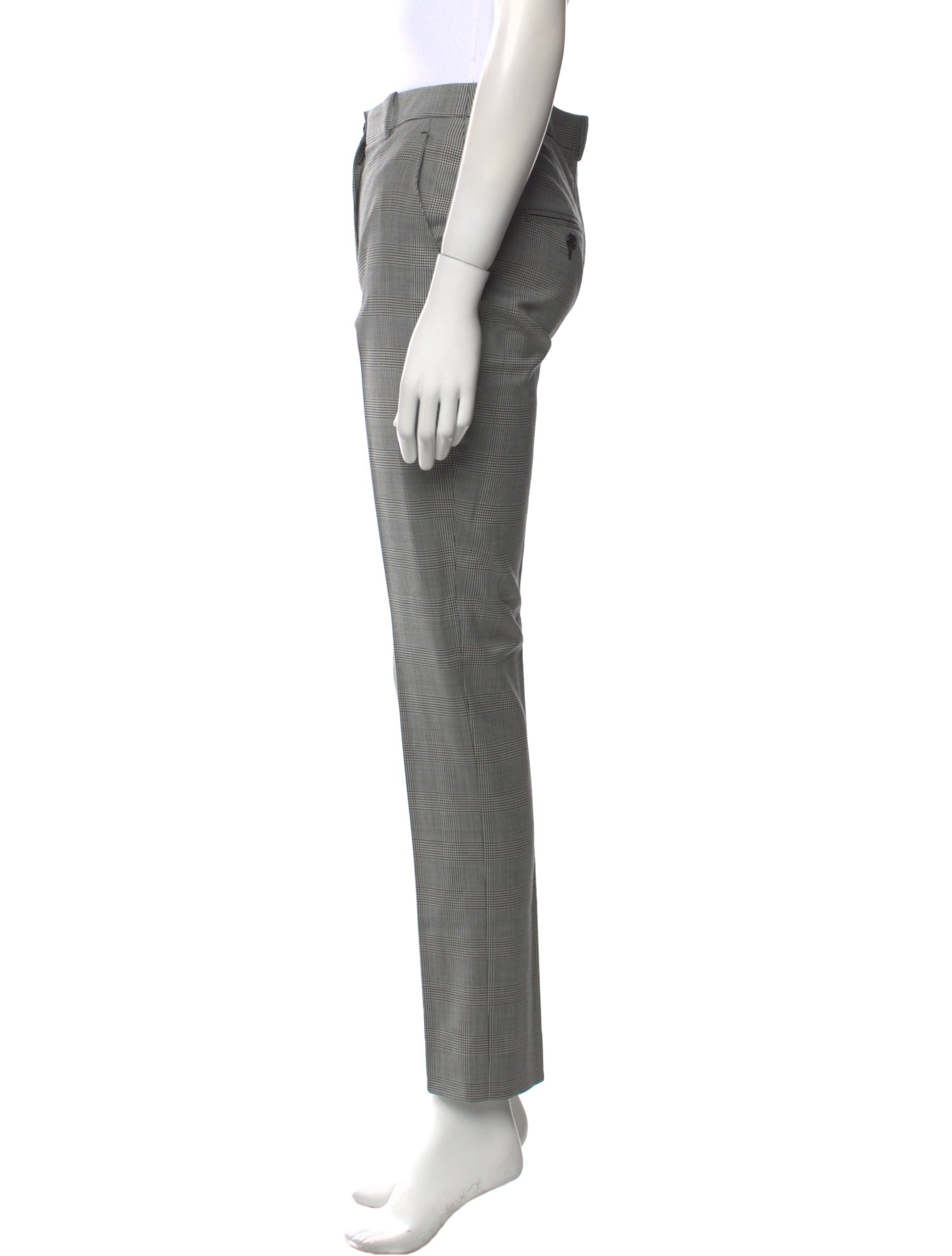 Michael Kors Collection Virgin Wool Straight Leg Pants