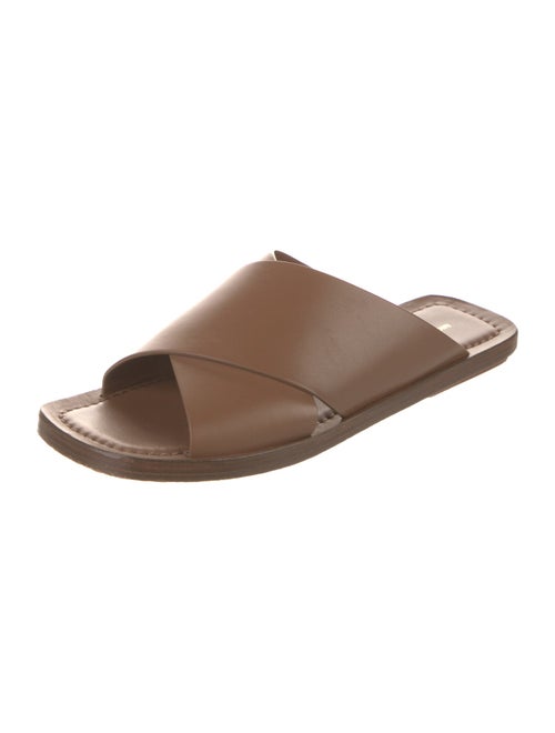 Michael Kors Collection Leather Slides