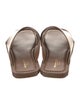Michael Kors Collection Leather Slides