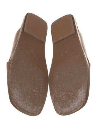 Michael Kors Collection Leather Slides