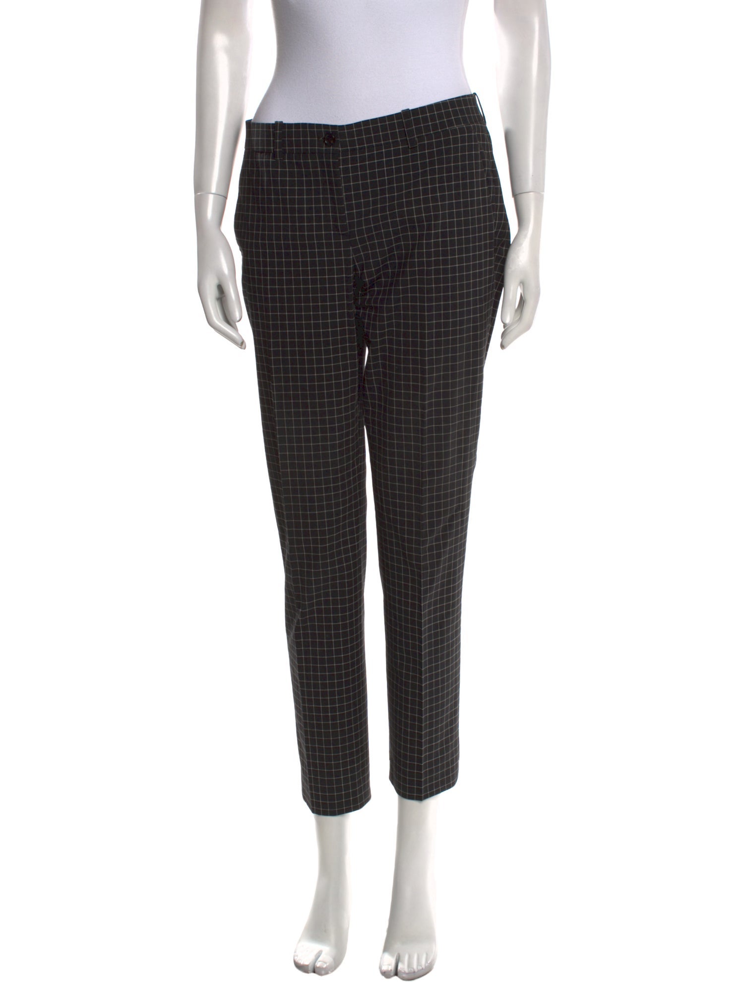 Michael Kors Collection Virgin Wool Straight Leg Pants