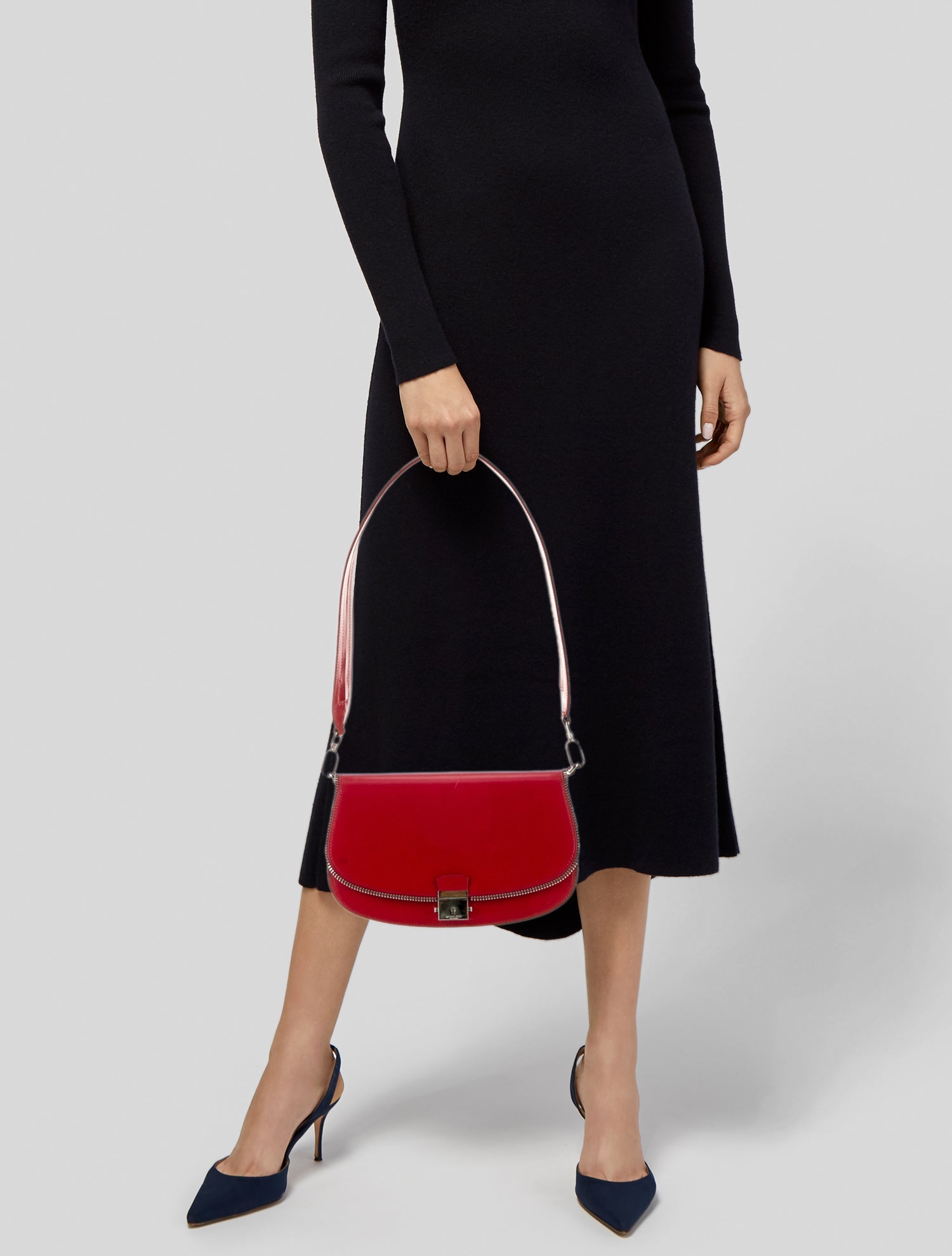 Michael Kors Collection Leather Shoulder Bag