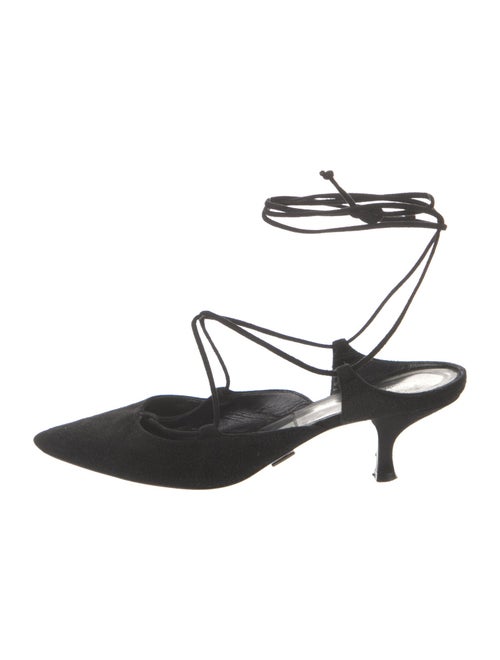 Michael Kors Collection Suede T-Strap Pumps