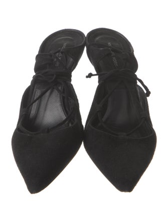 Michael Kors Collection Suede T-Strap Pumps