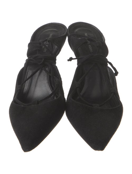 Michael Kors Collection Suede T-Strap Pumps