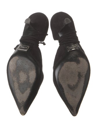 Michael Kors Collection Suede T-Strap Pumps